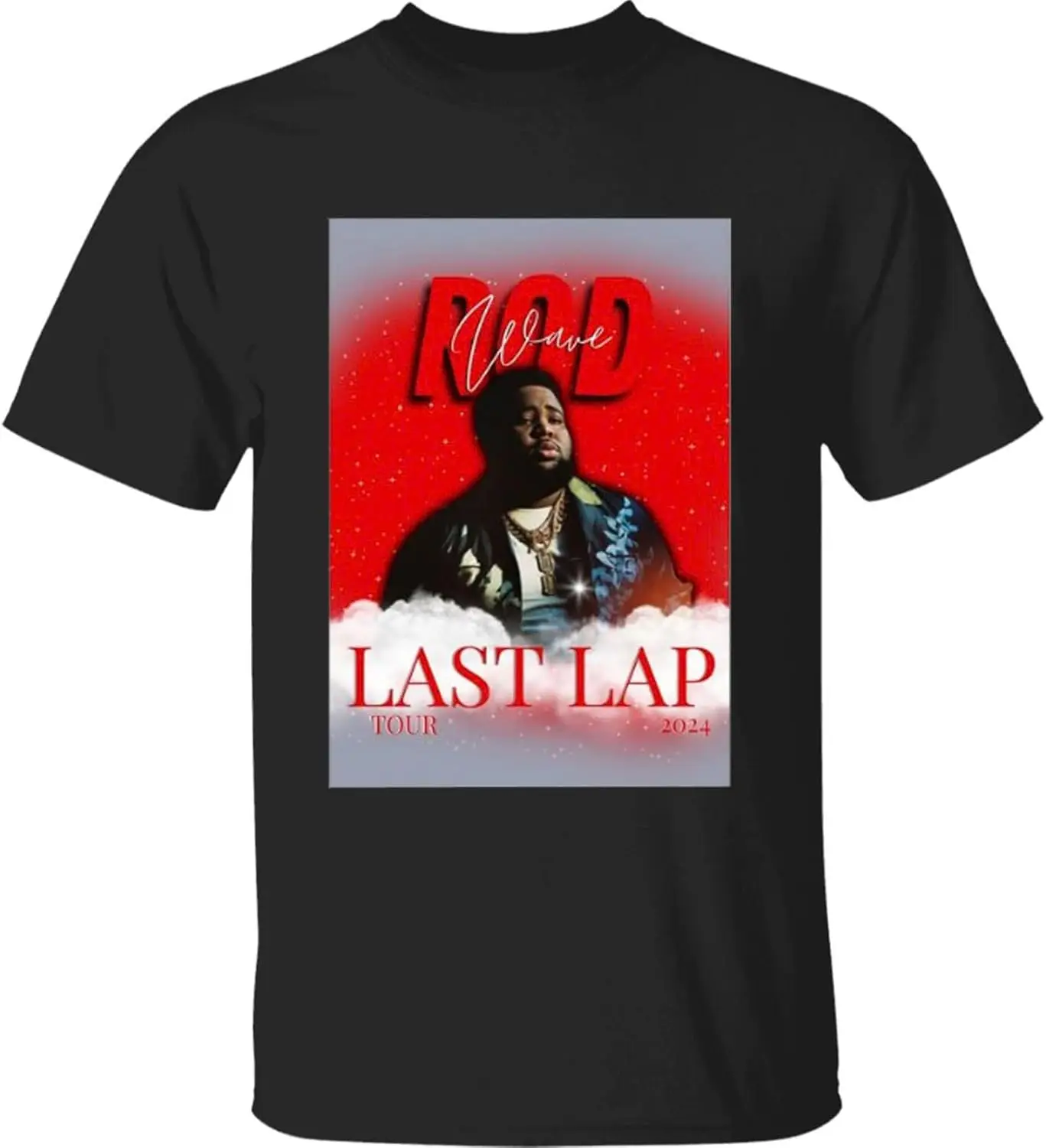 Rod Music Waves Merch Футболка Мужская черная футболка