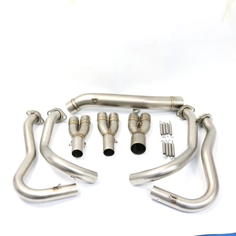 

For Kawasaki Z800 800 Motorcycle Front Connecting Pipe Fit Exhaust Systems Upgrade Muffler Motocross Pit Bike Motocross