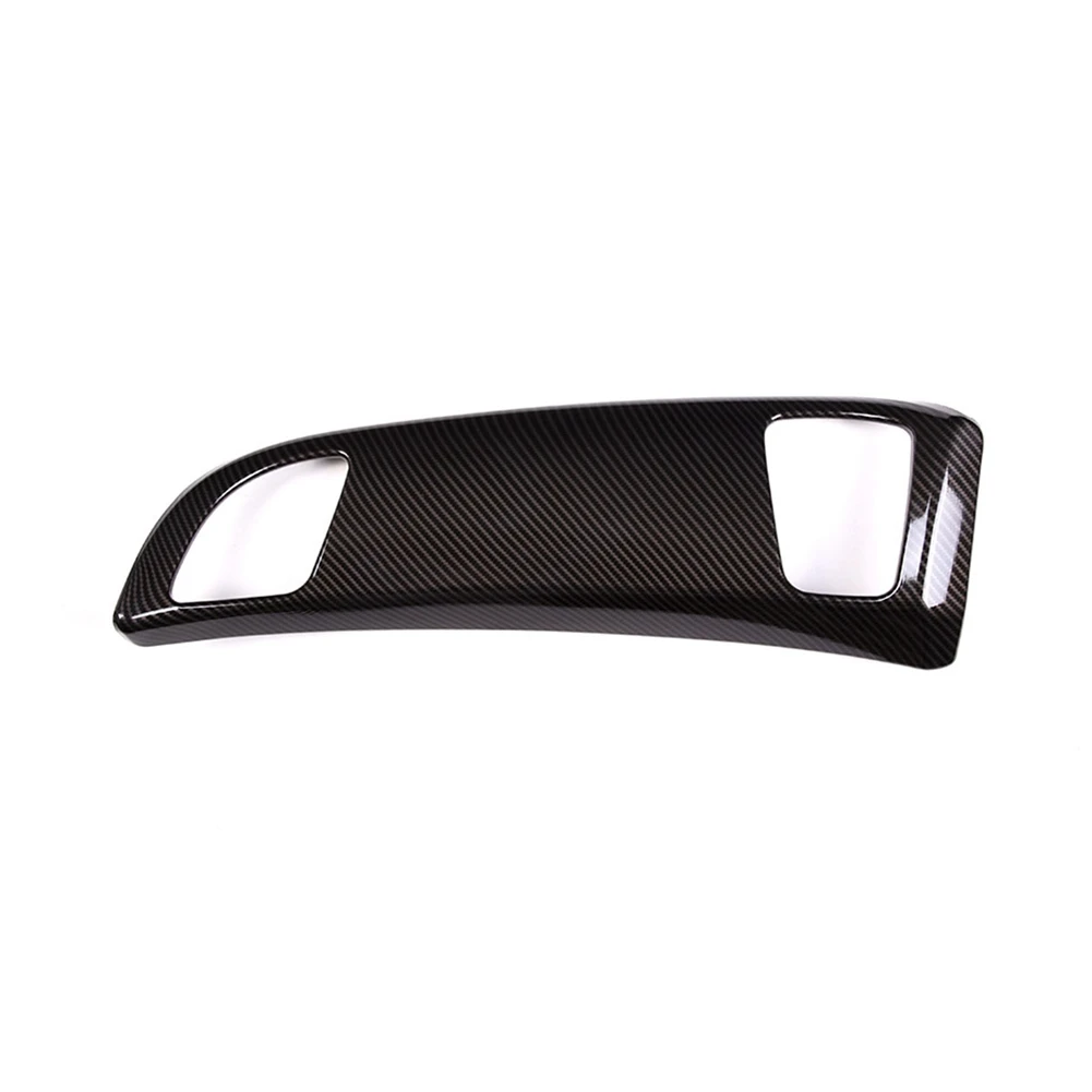 

Автомобильная панель из углеродного волокна Co-Pilot для приборной панели обшивка A/C Крышка для вентиляционного отверстия отделка для C7 2014-2019