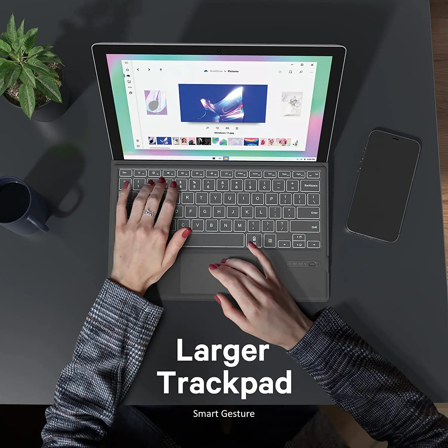 Чехол с Bluetooth-клавиатурой для Microsoft Surface Pro 7 / 6/ 5 4 /Pro 3 |