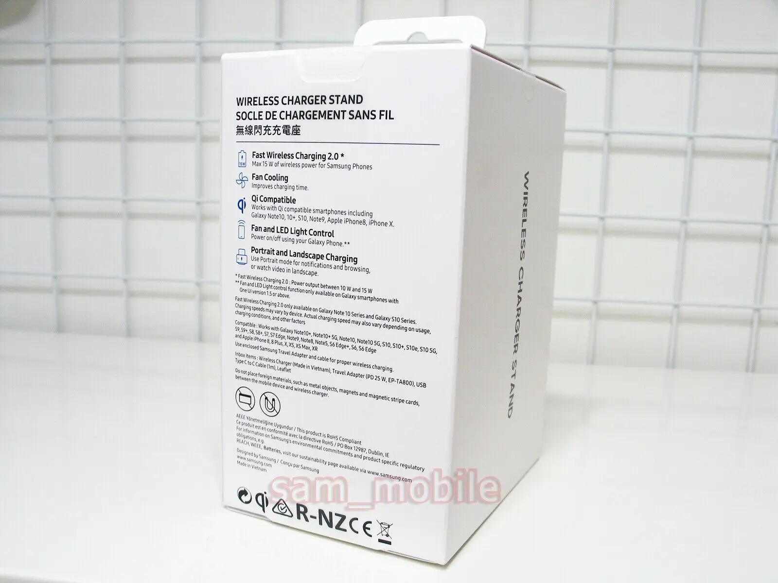 Original Samsung Qi Wireless Charger Stand 15W EP-N5200  Fast Charging For Galaxy S22 S21 S20 Ultra S10 S9 S8 Plus Note 20/10