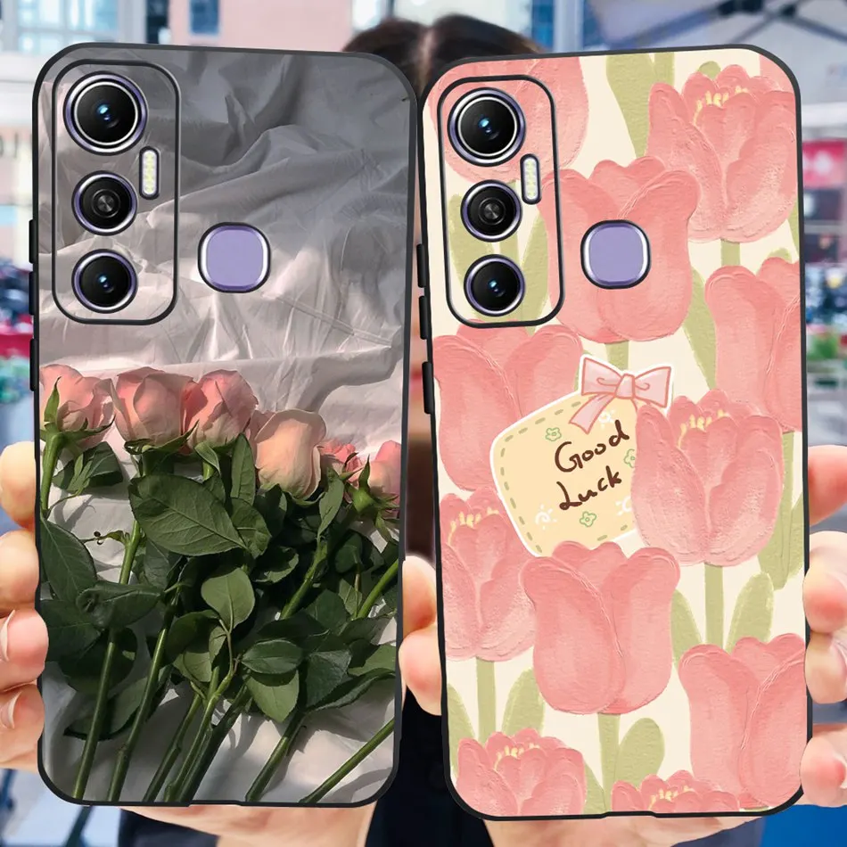 Мягкая черная силиконовая задняя крышка из ТПУ для Infinix Hot 11 X662 X662B X689F с