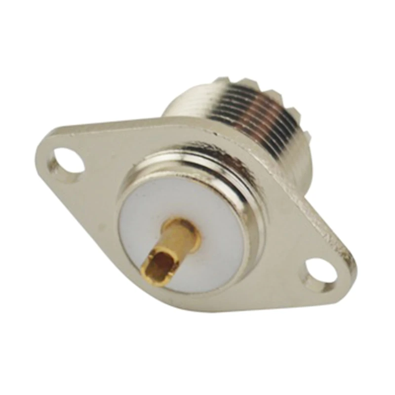 

Разъем UHF SO239, гнездовой разъем, гайка Bullkhead, припой для панельного крепления, RF коаксиальный адаптер