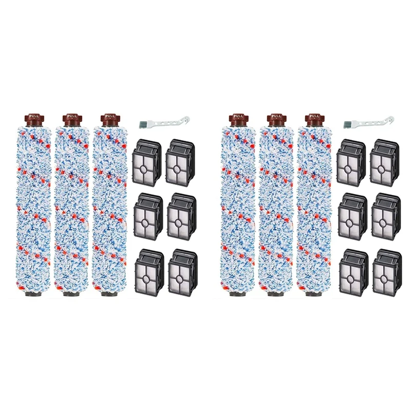 

2 Set Multi-Surface Brush Rolls For Bissell Crosswave 1785 2303 Vacuum Cleaner, Compare To Model Number 1608683& 1608684