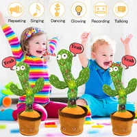 birthday talking dancing cactus baby electron sound record repeat doll electron soft plush toy children education lovely gifts
