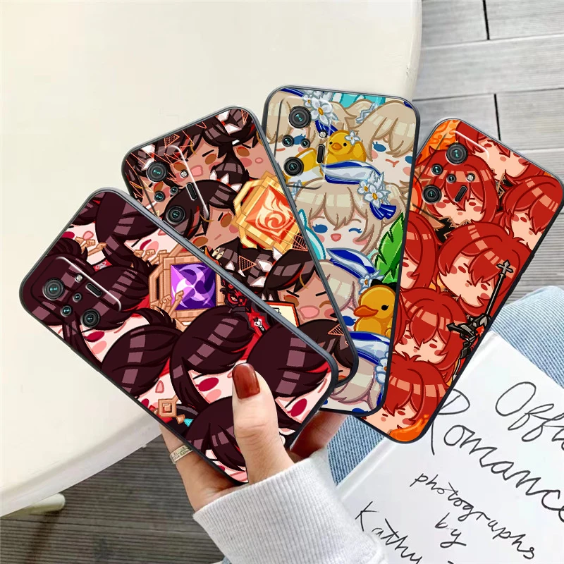 

Genshin Impact Project Game Phone Case For Xiaomi Redmi 7 7A 8 8A 9 9i 9AT 9T 9A 9C Note 7 8 2021 8T Pro Black Carcasa