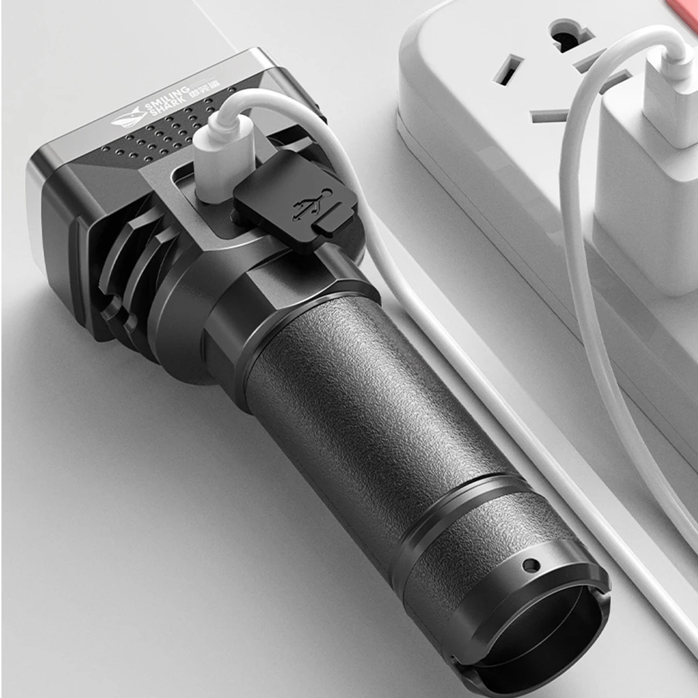 

Фонарик уличный аккумуляторный, 6 светодиодов, USB-зарядка