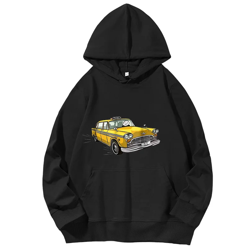 I Survived My Trip To NYC hoodies New York Yellow Taxi fashion graphic Hooded sweatshirts cotton Hooded Shirt Men's sportswear