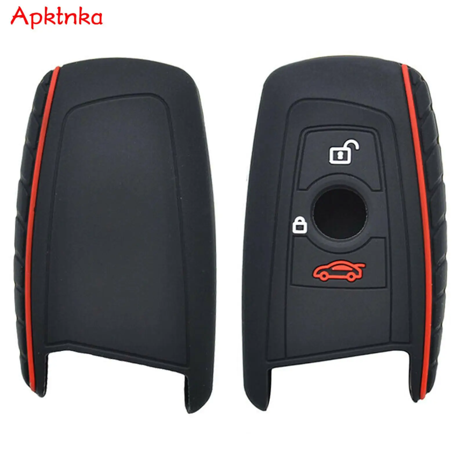 

For BMW F01 F35 F20 F30 3 5 7 Series Rubber Smart Key Remote Shell Silicone Keyless Fob Case Cover 3 Buttons 2009 2011 2015 2019