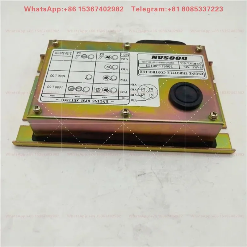 Фото Контроллер дроссельной заслонки для экскаваторов DX225LC, DH220-5, DH225-7, DH300-7 (номера деталей: 543-00074, 2543-1036, 300611-00123, 300611-00138) №2