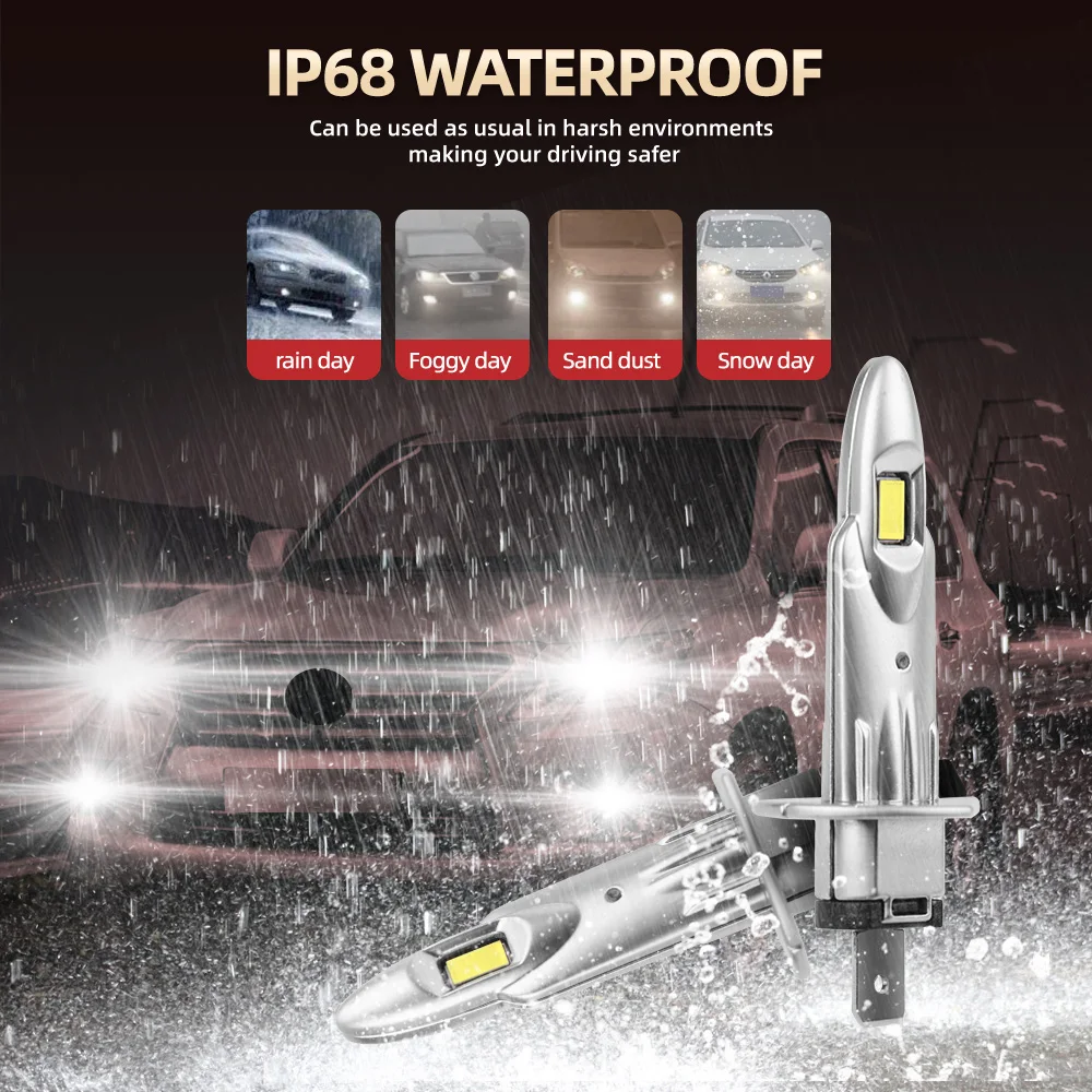 2/4 шт. автомобильные фары высокой мощности 150 Вт H7 H1 чип CSP для FIAT DUCATO 2003 2004 2005 2006 2007