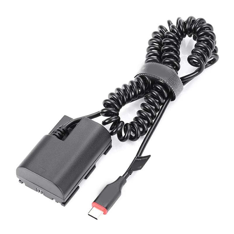 

Portable Type-C to LPE6 DR-E6 DummyBattery Power Adapter for 60D 70D 80D 5D Dropship