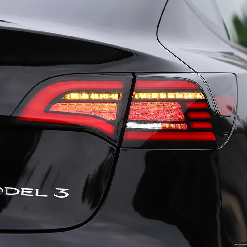 Автомобильные светодиодные задние фонари для Tesla Model Y 3 2016-2020 2021 задний фонарь