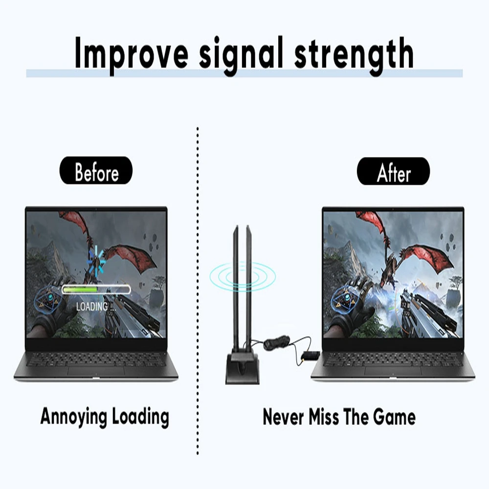 Superbat 700-960/1710-2700 МГц Магнитное основание 4G LTE Сотовая двойная антенна с