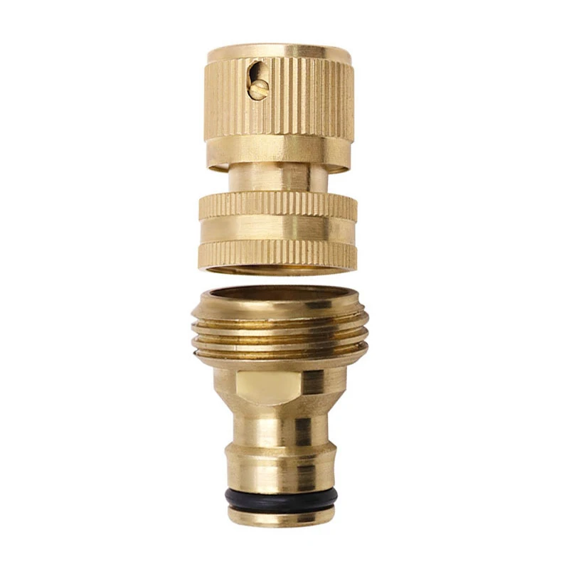 

American/European Brass 3/4 Hose Quick Connector Garden Water Pipe Connection Fittings High Quality Hose Tool Accessories
