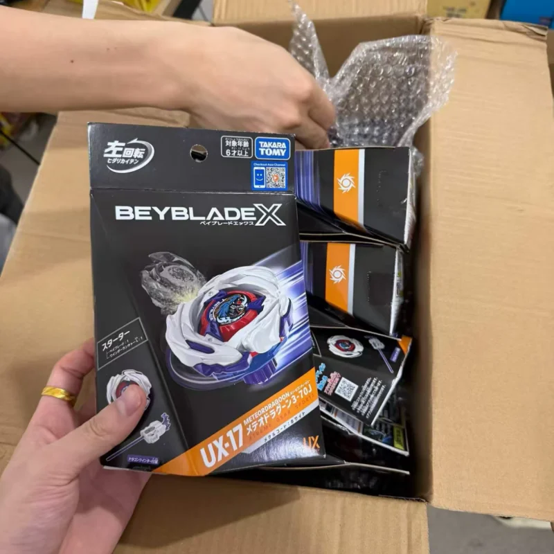 Фото Набор для соревнований Takara Tomy Beyblade X UX17: Боевой волчок с пусковым механизмом на веревке для любителей коллекционирования №3