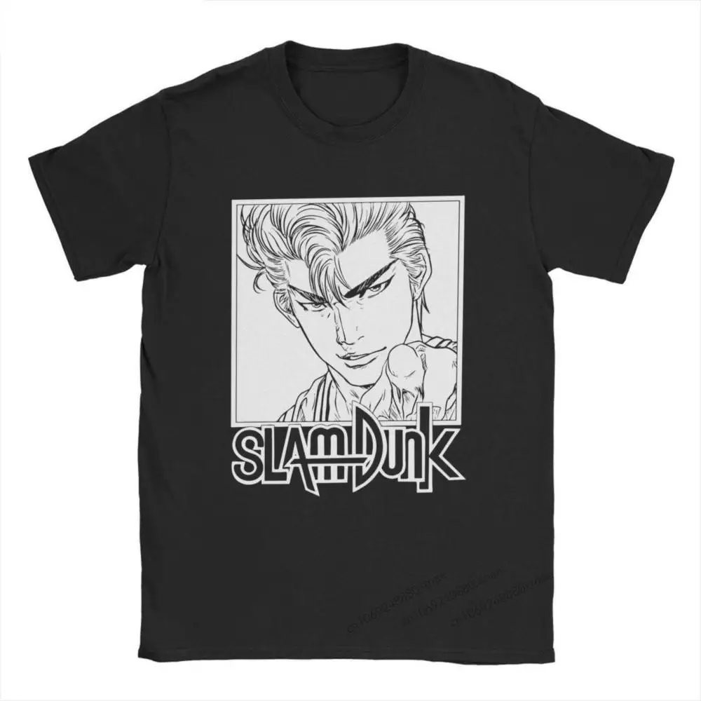 

Vintage SLAM DUNK Hanamichi Sakuragi Manga T-Shirts Men Round Neck Cotton T Shirts Short Sleeve Tees Gift Idea Tops