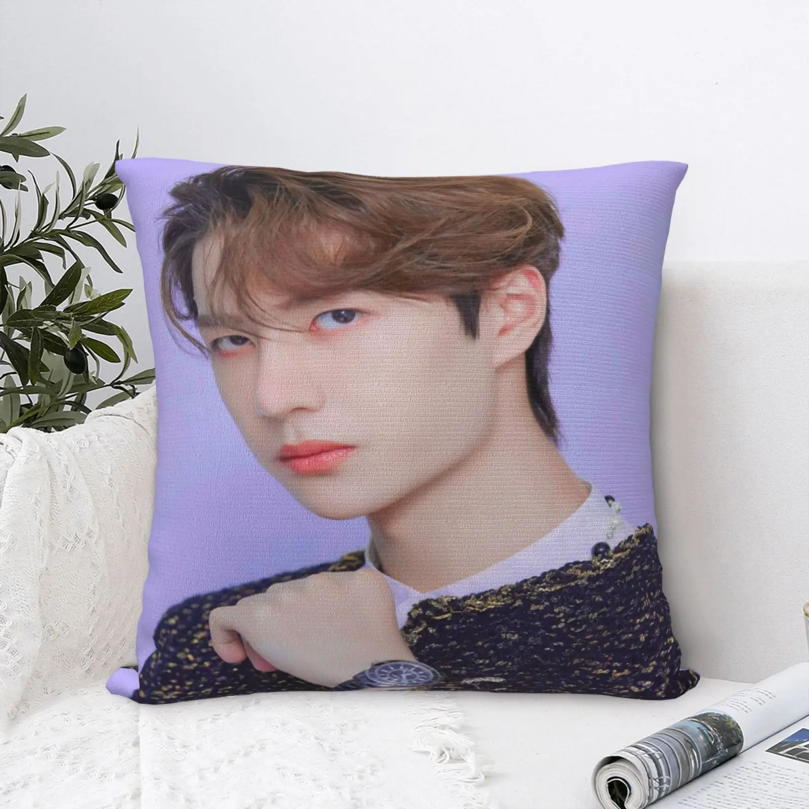 

Yibo Wang 5 Pillow Case Pillow Case Case On The Pillow House Home Decoration For Sofa Pillowcases Decorative Living Room Anime