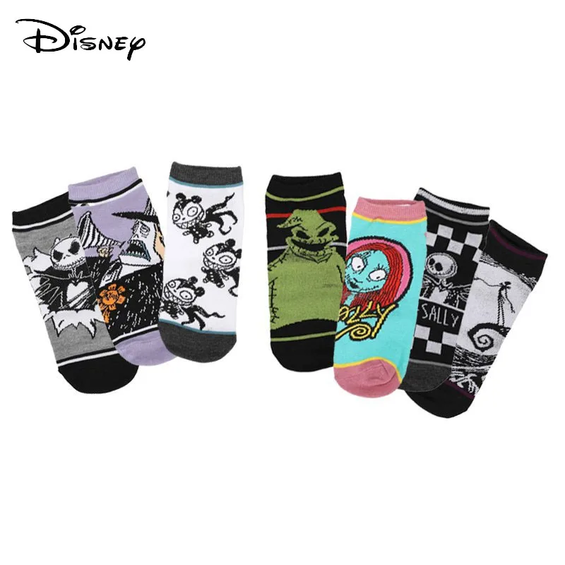 7 шт./компл. Лидер продаж носки с рисунком Кошмар перед Рождеством Салли Джек