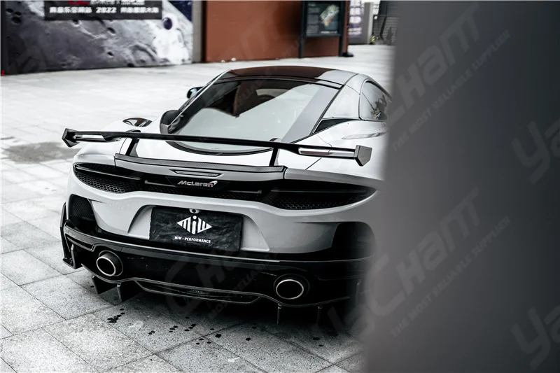 Автомобильные аксессуары DCF сухой углеродное волокно задний диффузор в стиле MWD