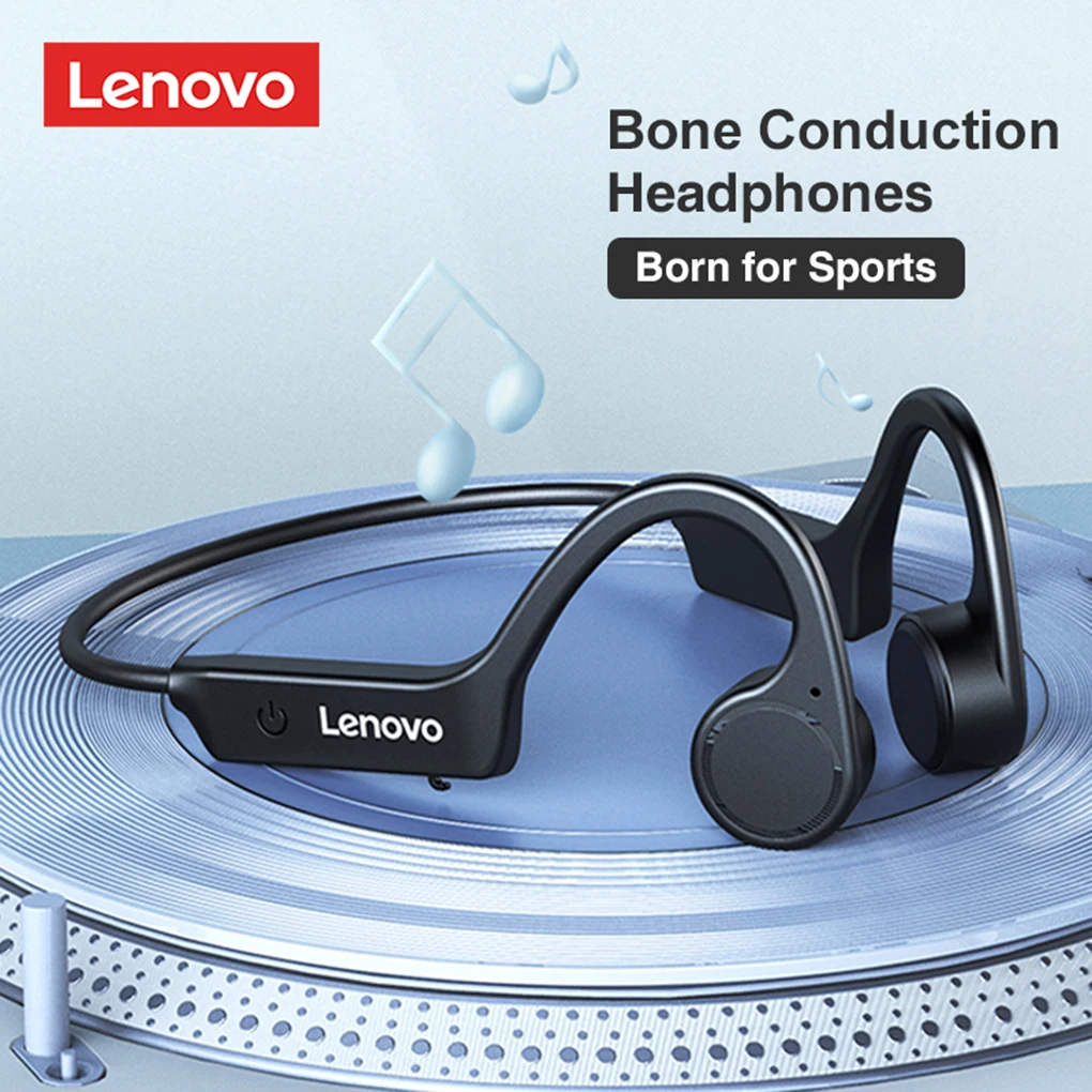 

Оригинальные Bluetooth-наушники Lenovo X4 Bone TWS проводящие, спортивные наушники, Водонепроницаемая беспроводная гарнитура с басами, Hi-Fi стерео наушн...