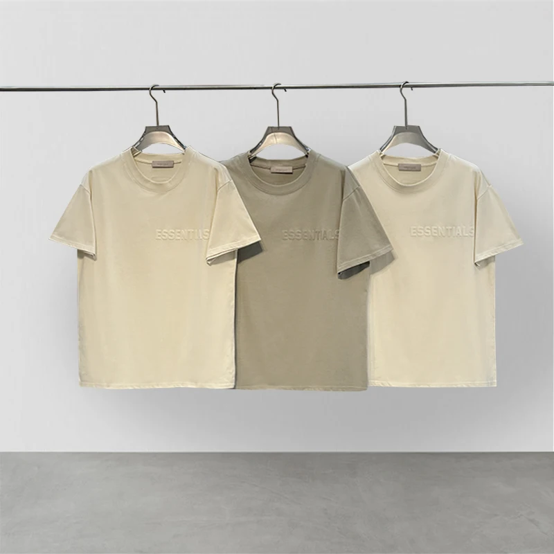 

Basic men's summer T-shirt 100% cotton loose T-shirt misty forest print hip hop men's and women's style loose short sleeves