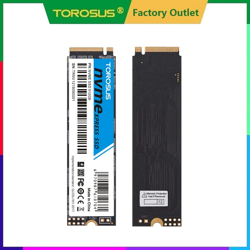 

TOROSUS NVME SSD 128GB 256GB 512GB 1TB 2TB Hard Disk Drive PCIe Internal M.2 2280 For Desktop Computer