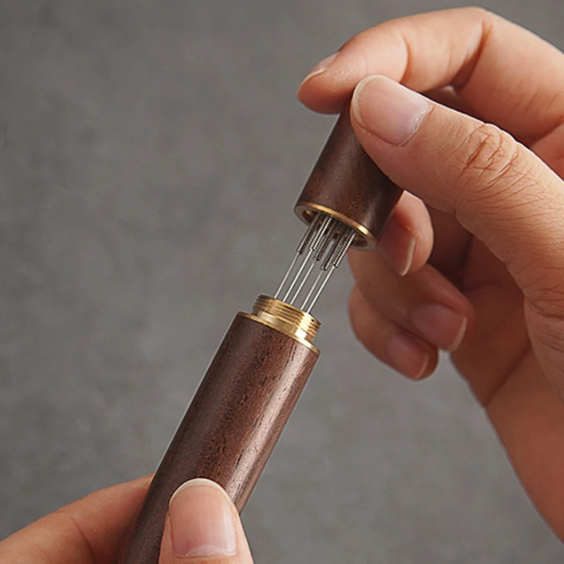 Иглы для темпера кофе мешалка из нержавеющей стали порошка эспрессо