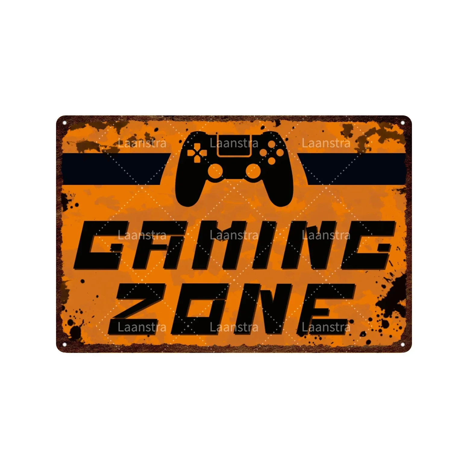 Плакат Декор Play Zone Оловянная вывеска Винтажные металлические знаки для геймера