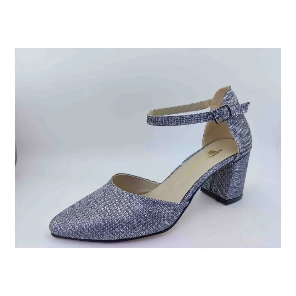 

Dorlie Women Heels Shoes Platinum Silvery