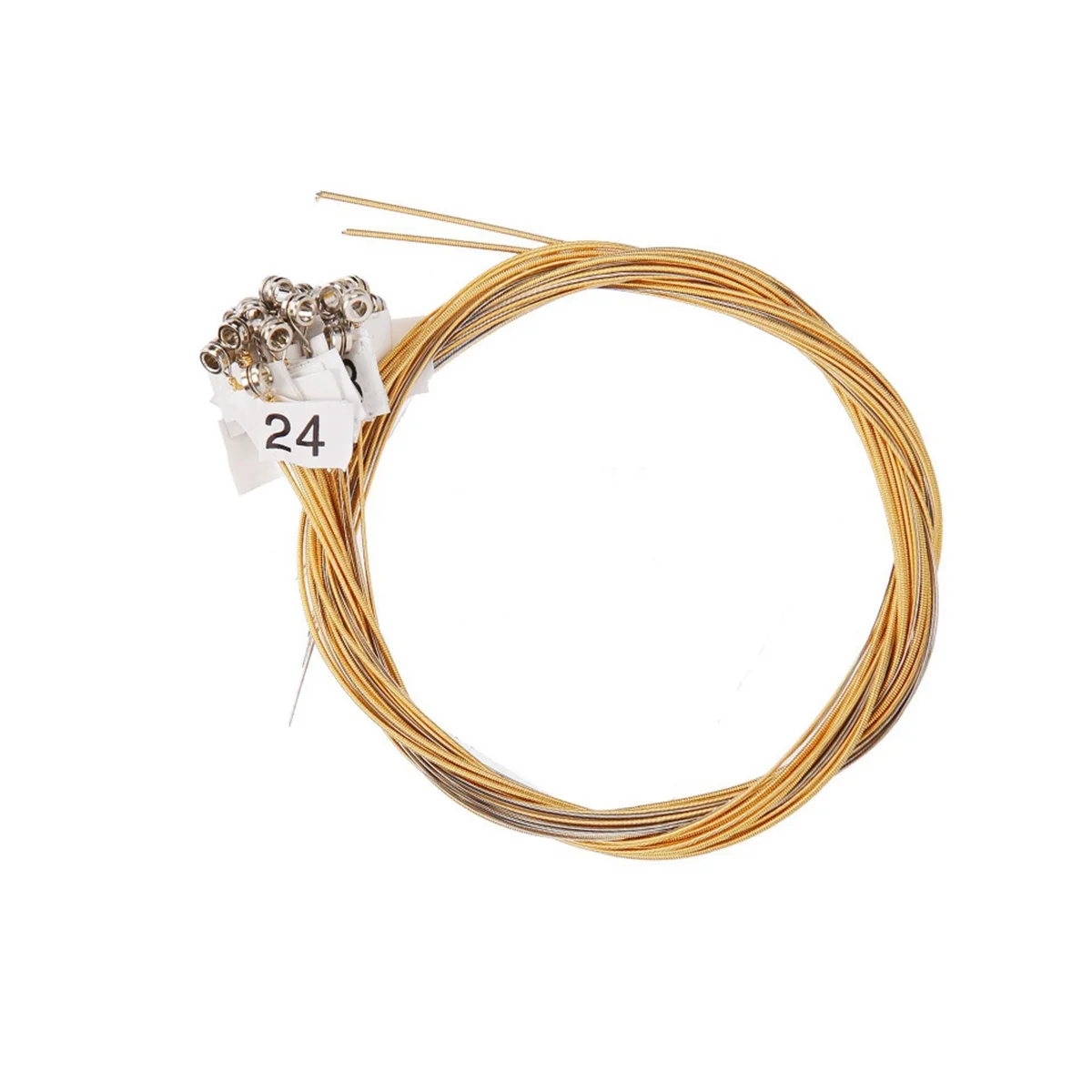 

24 Strings Replacement Metal String for Lyre Harp, New Replacement Strings, Brighter and More Durable,24Strings