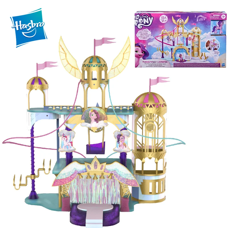 

Hasbro My Little Pony Royal Scene Set Princess Castle F2035 Play House Doll Gifts Toy Model Anime Figures Collect Ornament