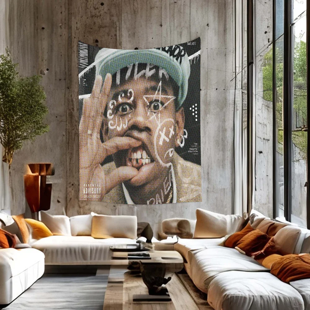 Цветочный Мальчик Тайлер Создатель Богемный Гобелен Настенный Хиппи Таро