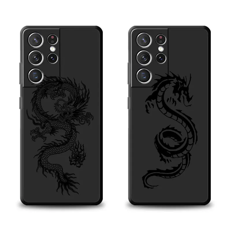 Модный чехол с рисунком дракона и животных для Huawei P30 Lite P50 Pro P20 P Smart Z P40 E P10 мягкий