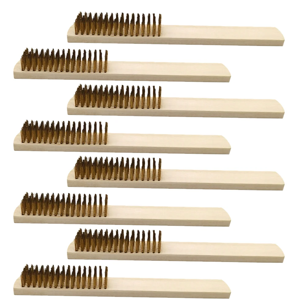 

24Pcs Simple Durable Portable Steel Wire Brush Cleaning Tool Wheel Hub Brush