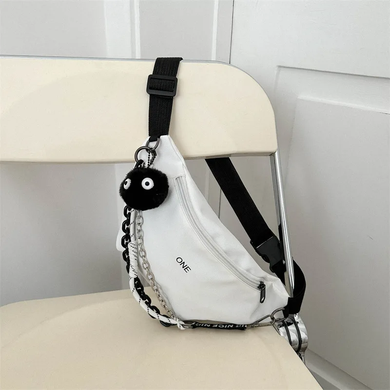 

2023 Fashion Crossbody Chest Bag Fashion Women's Shoulder Bag Chain Lightweight and Simple Westernized Versatile Small Waistpack