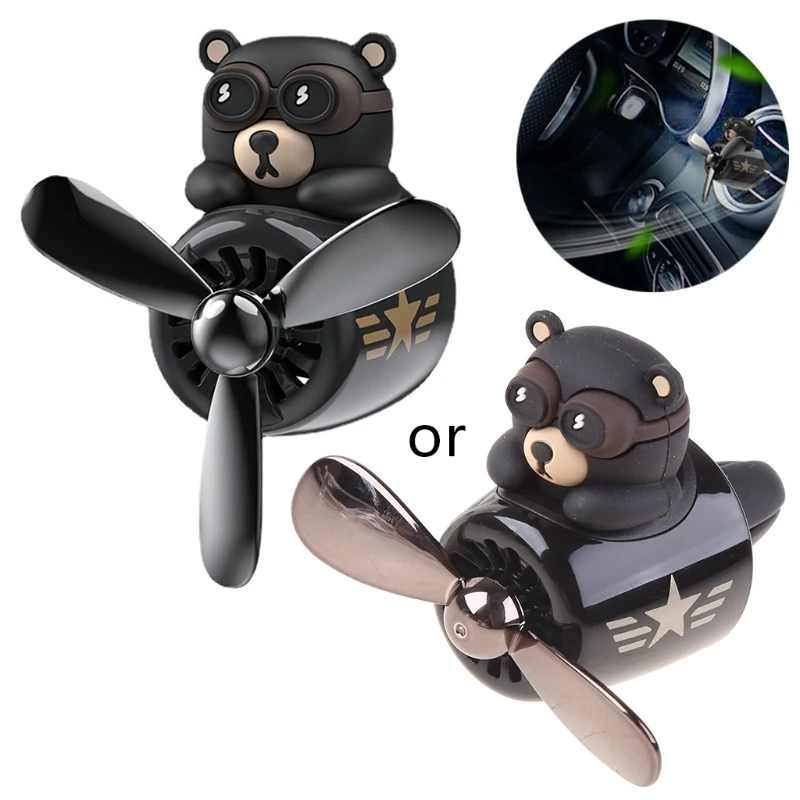 

Air Freshener with Pilots Rotating Propeller Improve Car Environment N0HF