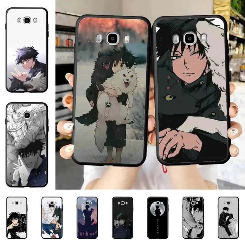

Anime Jujutsu Kaisen Fushiguro Megumi Phone Case for Samsung J 2 3 4 5 6 7 8 prime plus 2018 2017 2016 core