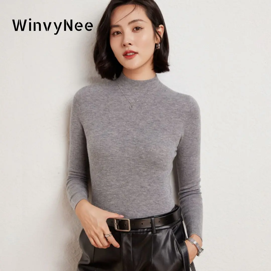 Женский шерстяной пуловер WinvyNee