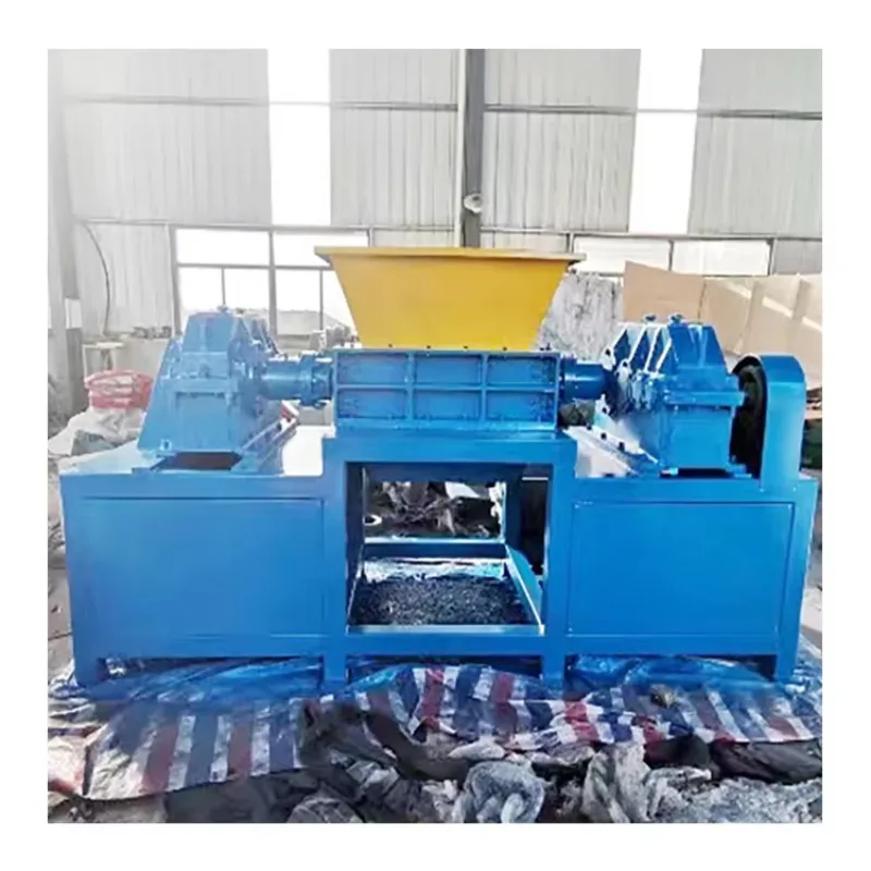 Фото 400 HDPE/LDPE пластиковая бутылка с перебойником, металлический измельчитель с одним двойным валом, дробилка, машины для переработки, ПЛК, коробка передач/процессор передач, компоненты №1
