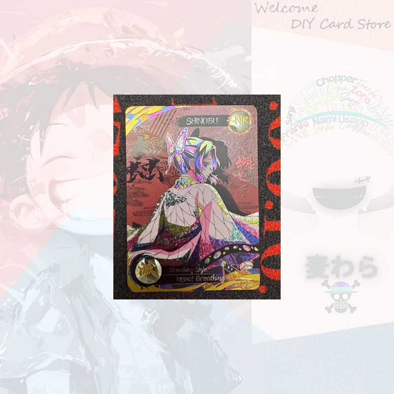 Фото Коллекционные карточки Anime AIKAHO Demon Slayer: Kochou Shinobu, Rengoku Kyoujurou, Kamado Tanjiro, Tsugikuni Yoriichi (CR, NR, SSP, BP, LBP) №4