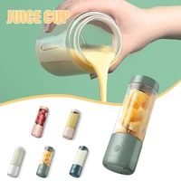 mini electric juice cup usb rechargeable 304 stainless steel blades portable for shakes smoothies and juice