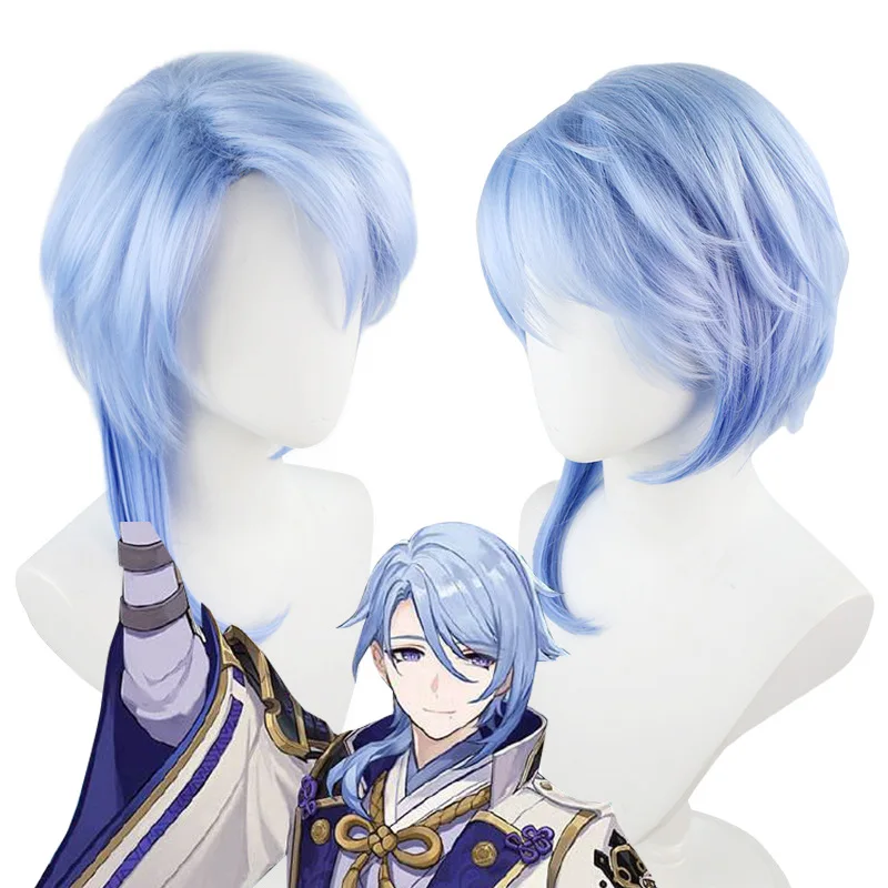 

Парик для косплея Kamisato Ayato из игры «Genshin Impact»