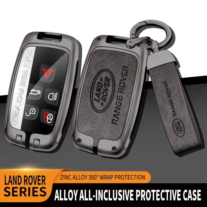 Автомобильный чехол для ключей из сплава Zine Land Rover Range Discovery Evoque Velar Freelander Defender