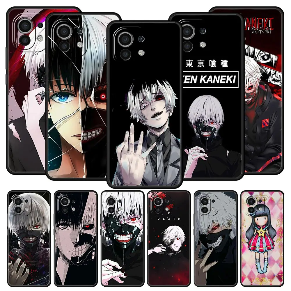 

Anime Tokyo Ghoul Phone Case for Xiaomi Mi 11T 11 Lite 10T Pro 12 12x Silicone Note 11 CC9 cc9e 9S Cover Funda Coque Shell Caso