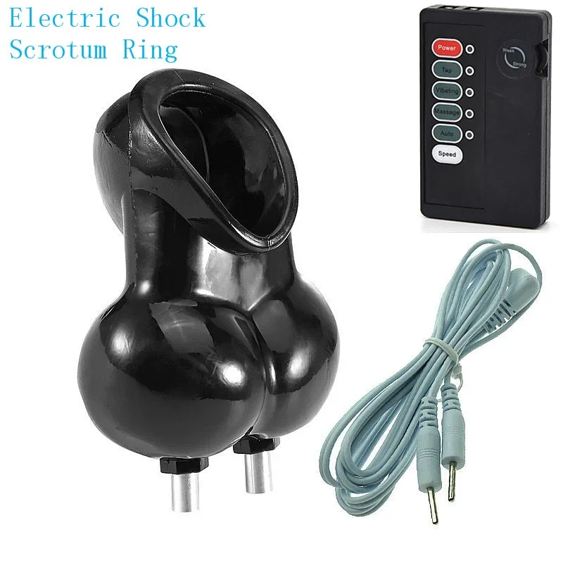 Устройство Chasity Кольца для пениса с электрошоком мужские зажимы сосков товары