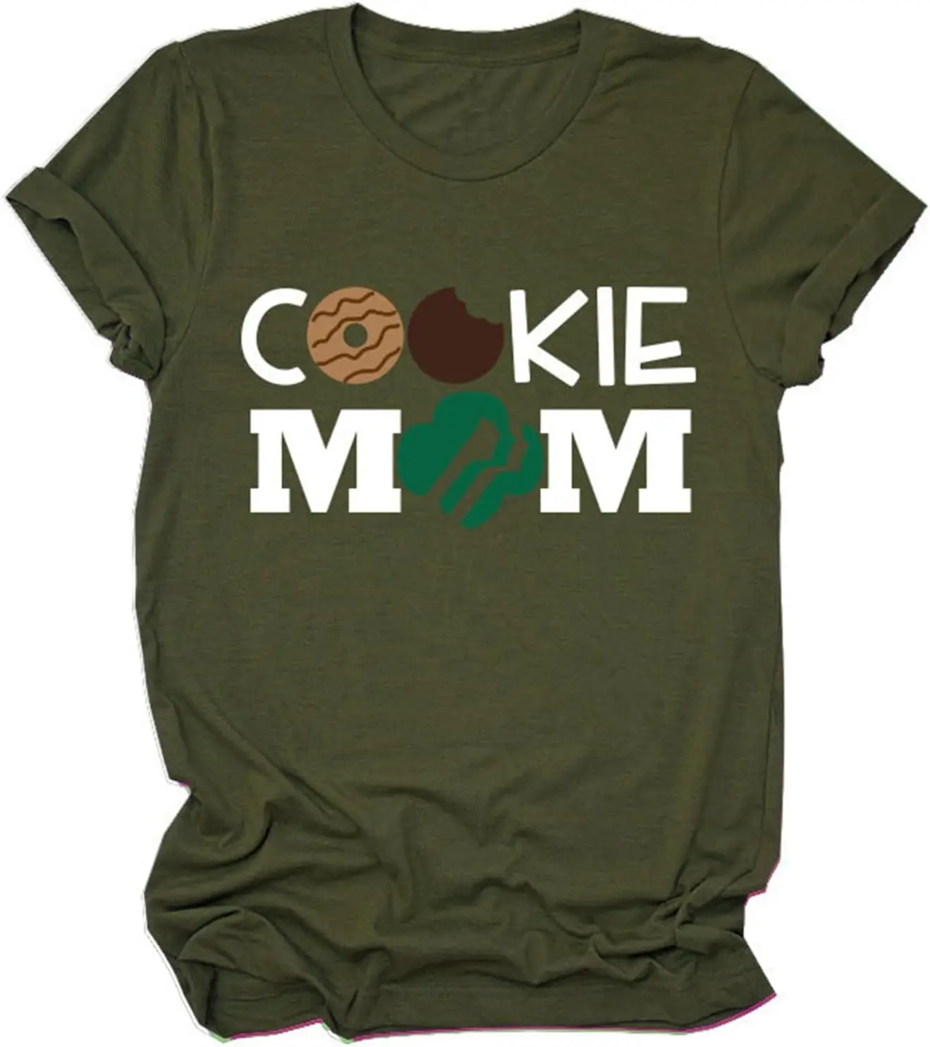 Рубашка Pifnxtamy женская с принтом печенья четырехлистный клевер