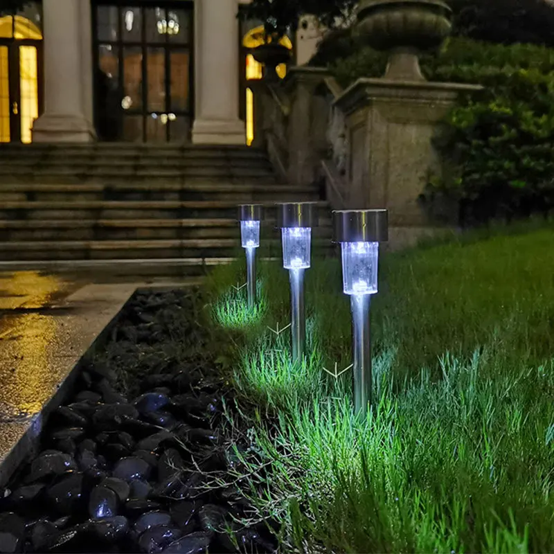 10Pcs Solar Garden Light Outdoor Solar Power Lantern Landscape Decoration Lighting night decoration Pathway Lawn Sunpower Lamp
