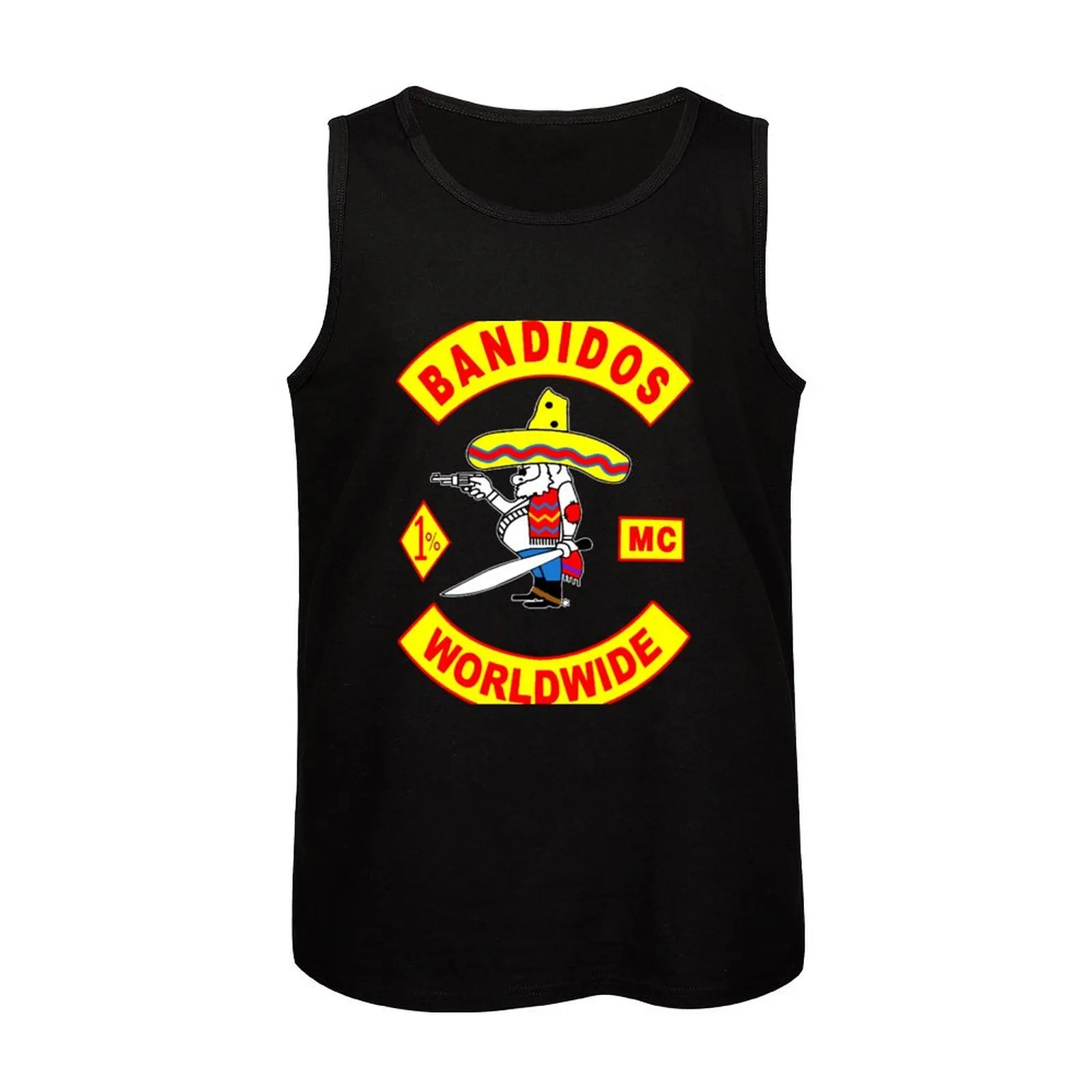 Bandidos Worldwide MC Logo Майка для спортзала мужчин новые топы и футболки Жилет