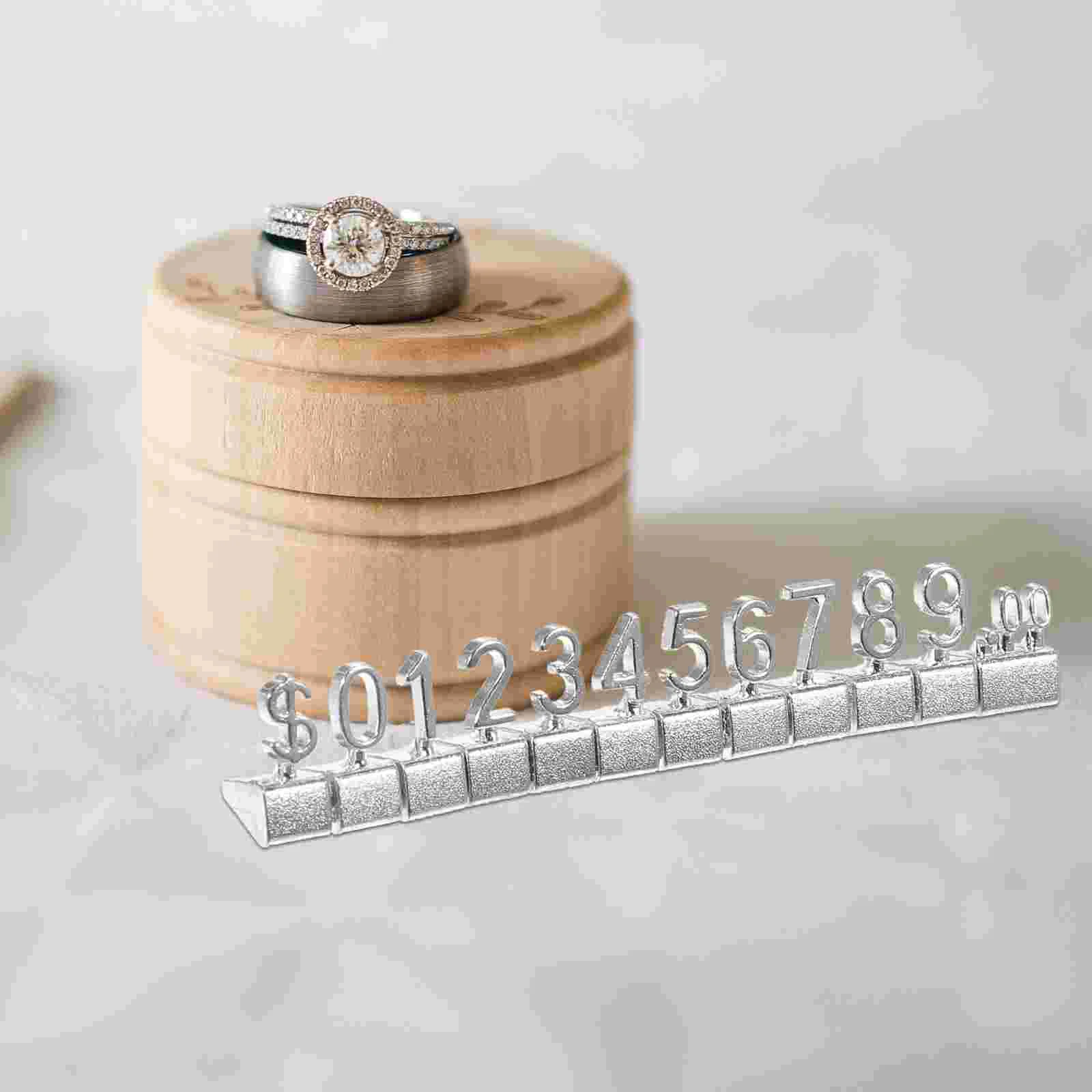 10 шт. металлический ценник дисплей кубики шоу стойка знаки ювелирная доска